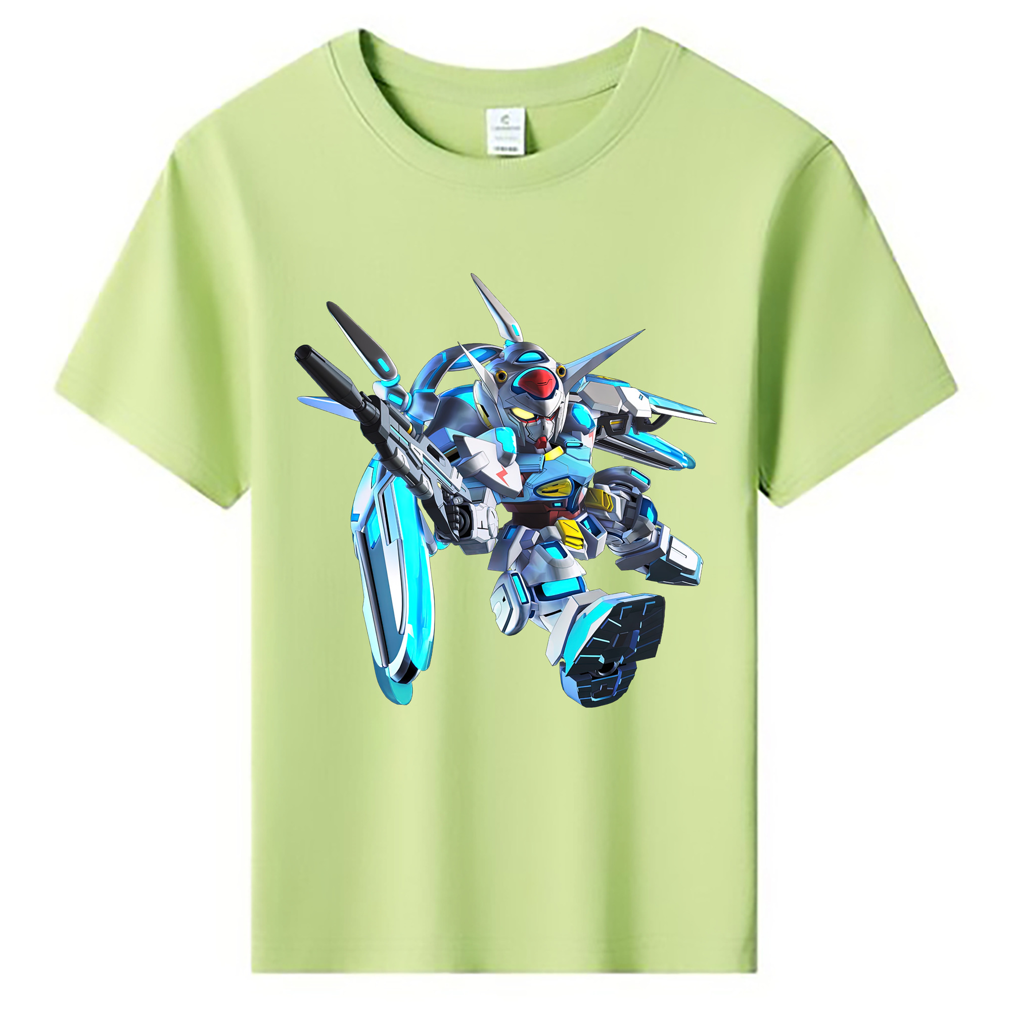 （画像用） 機動戦士ガンダム Mobile Suit Gundam 綿100％キッズTシャツ（フロントプリント）